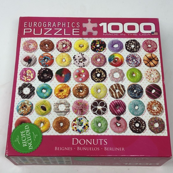 Eurographics Donut Puzzle 1000 Piece - Picture 3 of 6
